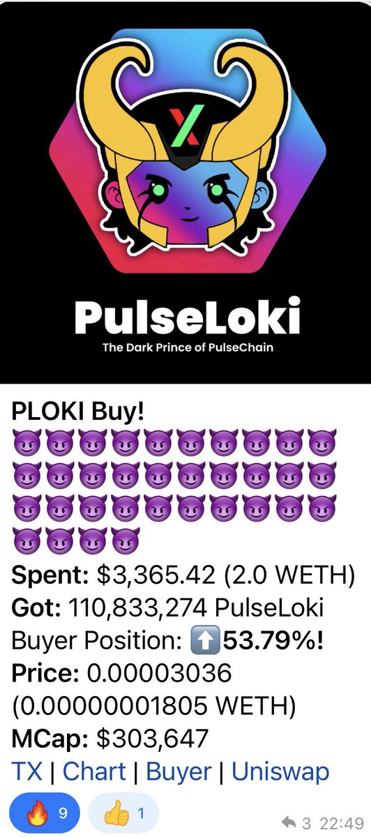 KronicKatzFanz's tweet photo. $PLOKI has a super experienced team that's building up a community on erc20 ahead of the transition to #PulseChain.

✅Low Tax
✅Contract renounced 
✅Liquidity locked

Come join us and see for yourself: https://t.co/4NoYsUPQP9

$PLS $HEX #HEX #PLOKI https://t.co/gH3Ec89uZk