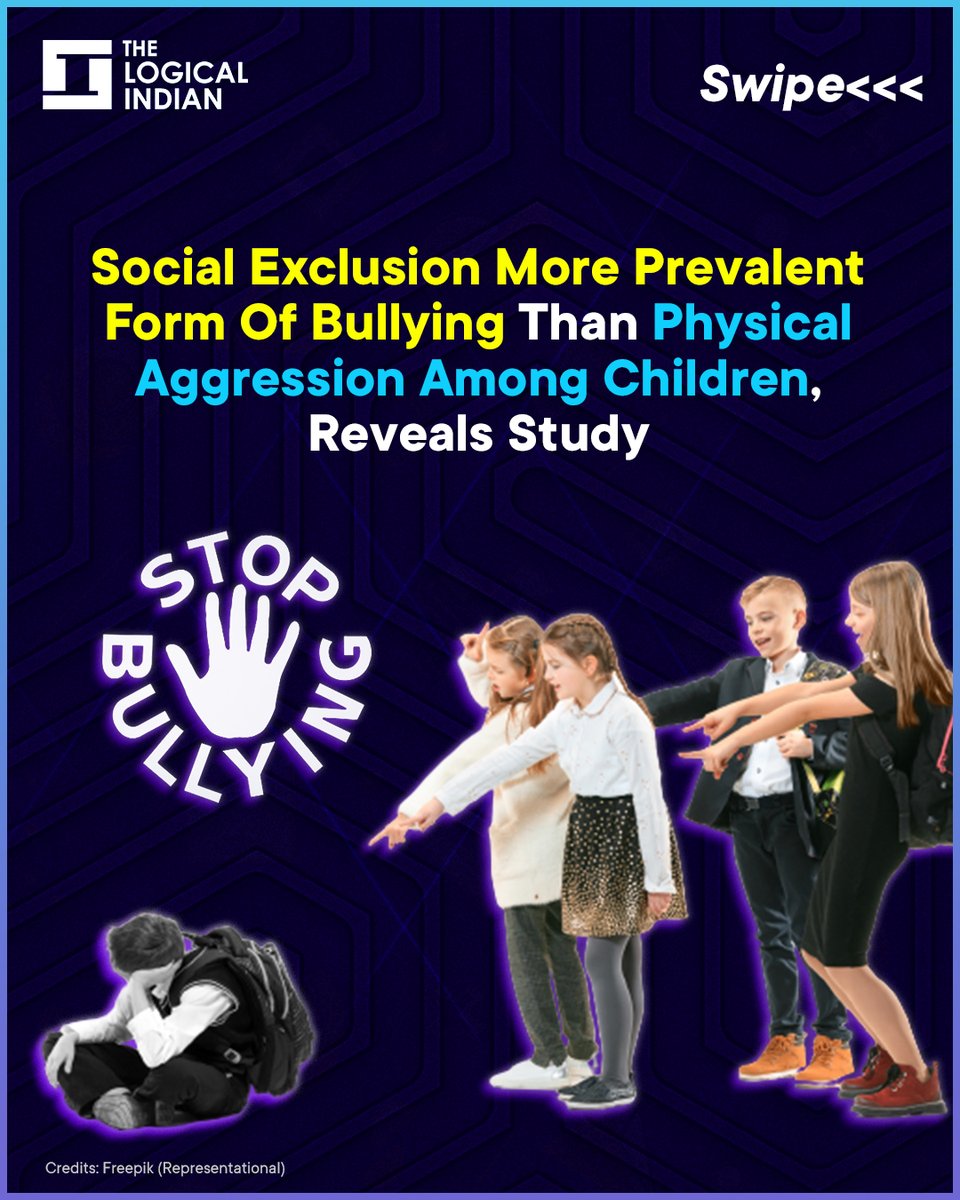 LogicalIndians's tweet photo. In most cases, bullying involves physical aggression or verbal aggression, such as threatening or making obscene statements.
#socialexclusion #stopbullying #relationalaggression #schoolchildren https://t.co/a7x8Hwg7mE