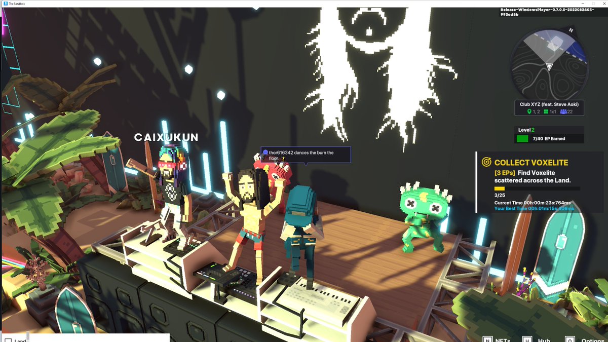 thor616342's tweet photo. @TheSandboxGame @steveaoki I just participated in the #SandboxAlphaS3Giveaway for a chance to win 500 SAND! On stage with Steve Aoki, check out my screenshot below!
👇 https://t.co/thSTcFp78B