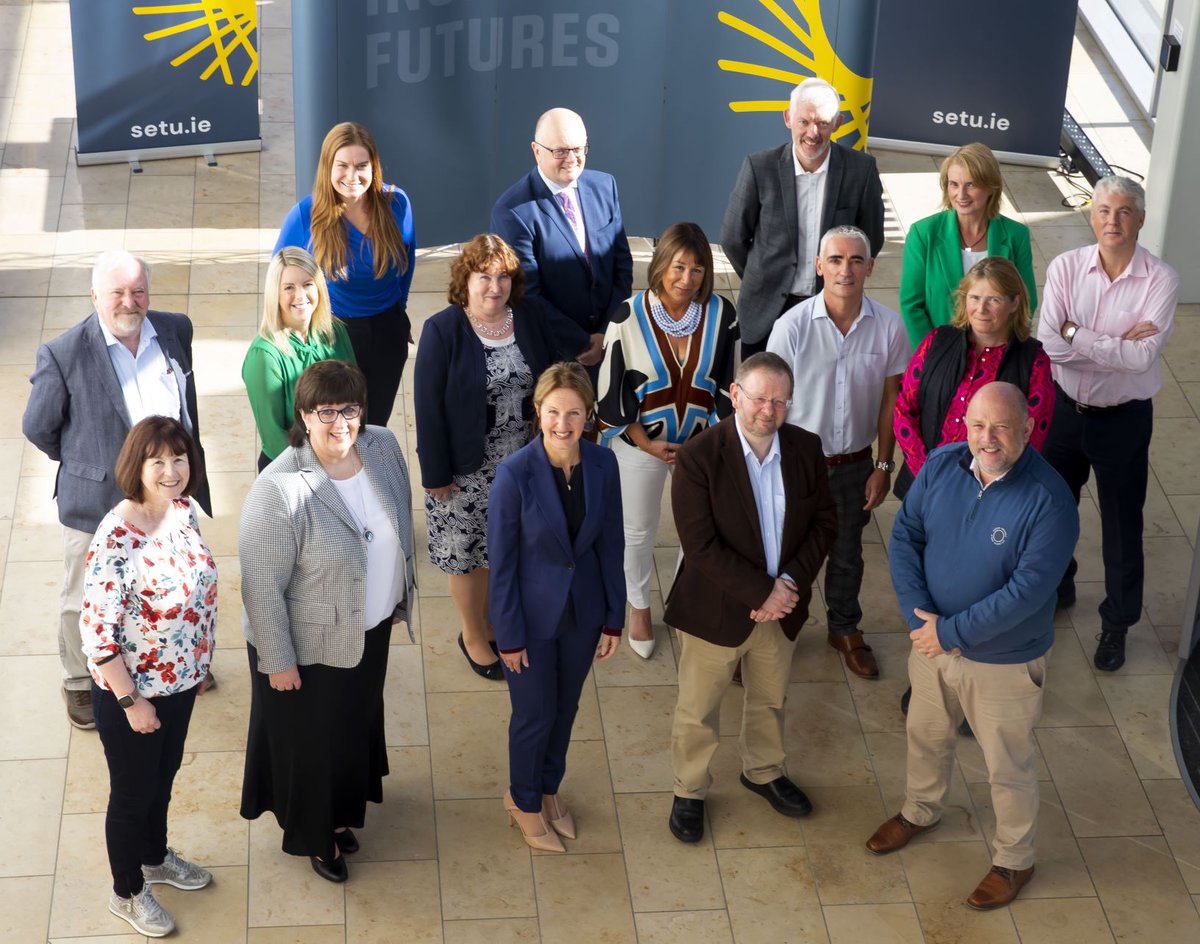 SETUIreland's tweet photo. An historic day as SETU's Executive Management Team had their first official meeting #inspringfutures @SETU_President @hea_irl @DeptofFHed @Education_Ire @THEA_Irl 
https://t.co/APW8iDGupD https://t.co/Ey9yUvMO3I