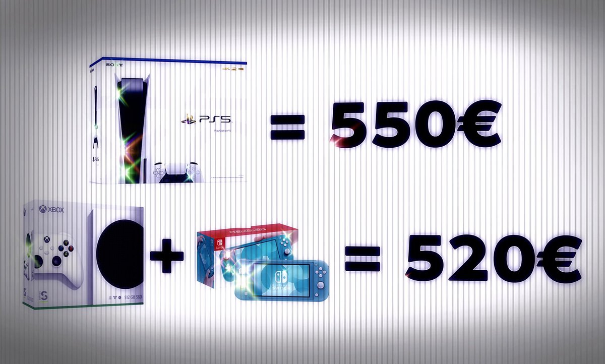 ¿Qué compraríais?
🤍 = PS5 
 🔃 = Xbox + Switch