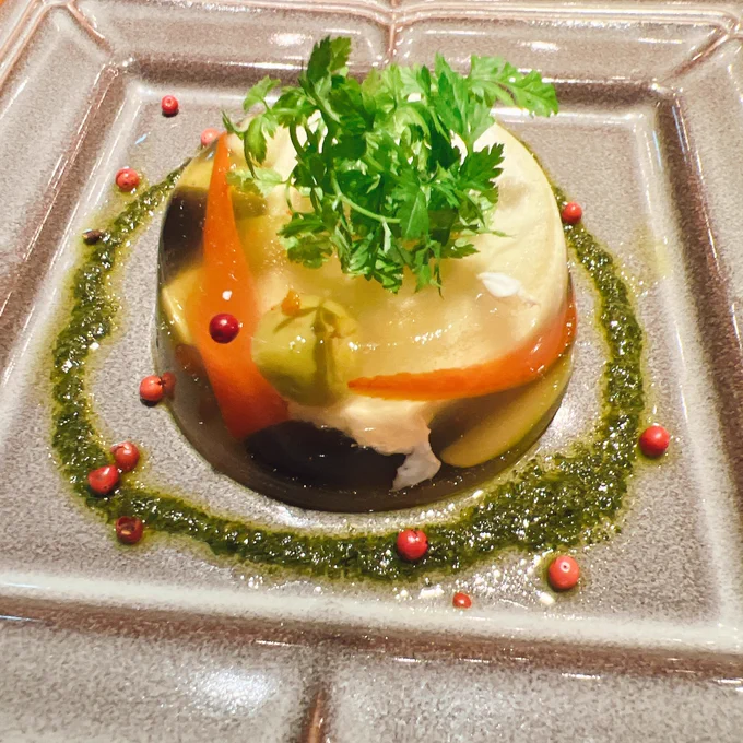 ゼリーサラダもおいしかった〜 
