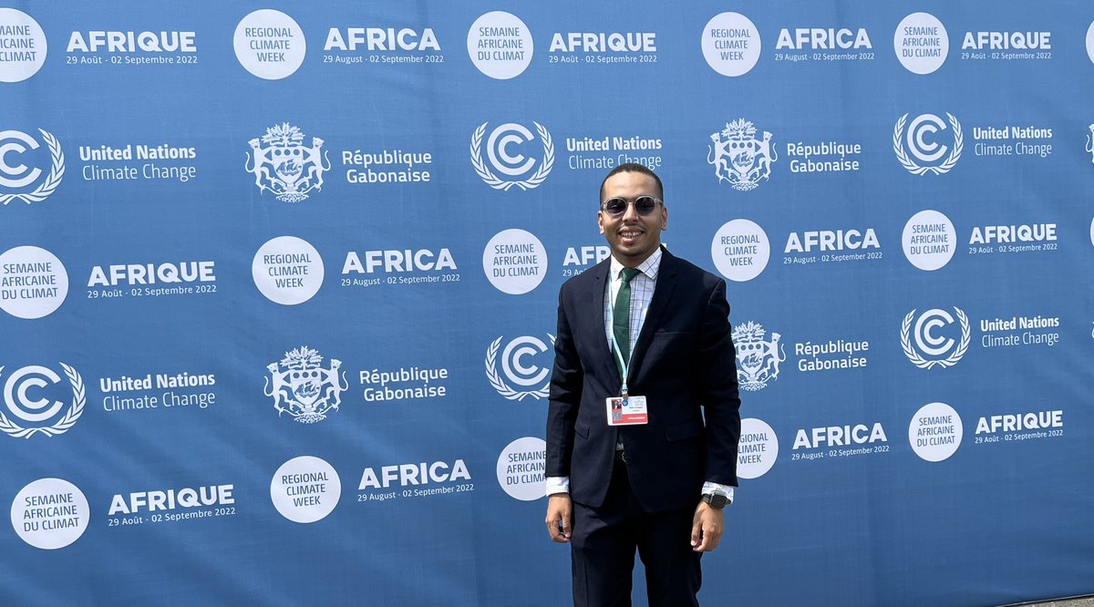 From August 29 to Sept 3, 2022, I participate in the Regional Climate Week in Africa #ACW2022 representing the Kingdom of #Morocco 🇲🇦 in my capacity as a delegate of #Youth4Climate @Y4Cofficial, which is being held in Libreville - Gabon. As well as in the Youth4Capacity meeting.