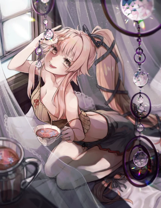 キラキラモーニング由良さんSkebありがとうございました!#艦これ #由良 #Skeb 