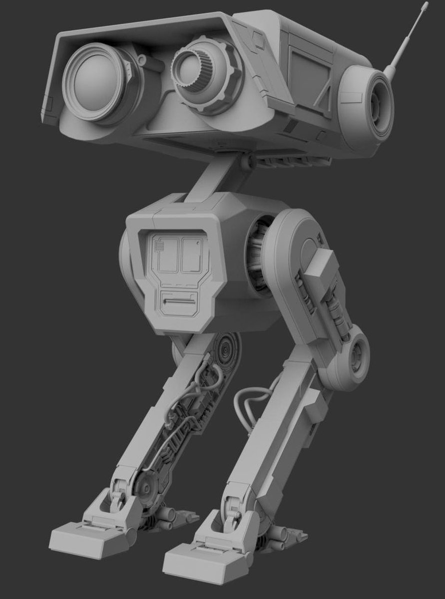 soswow's tweet photo. The pinned post of one of my proudest works I am finishing up right now. #ornithopter from #Dune and BD-1 droid. Both will be printed/painted. https://t.co/DZRyPXn3ak