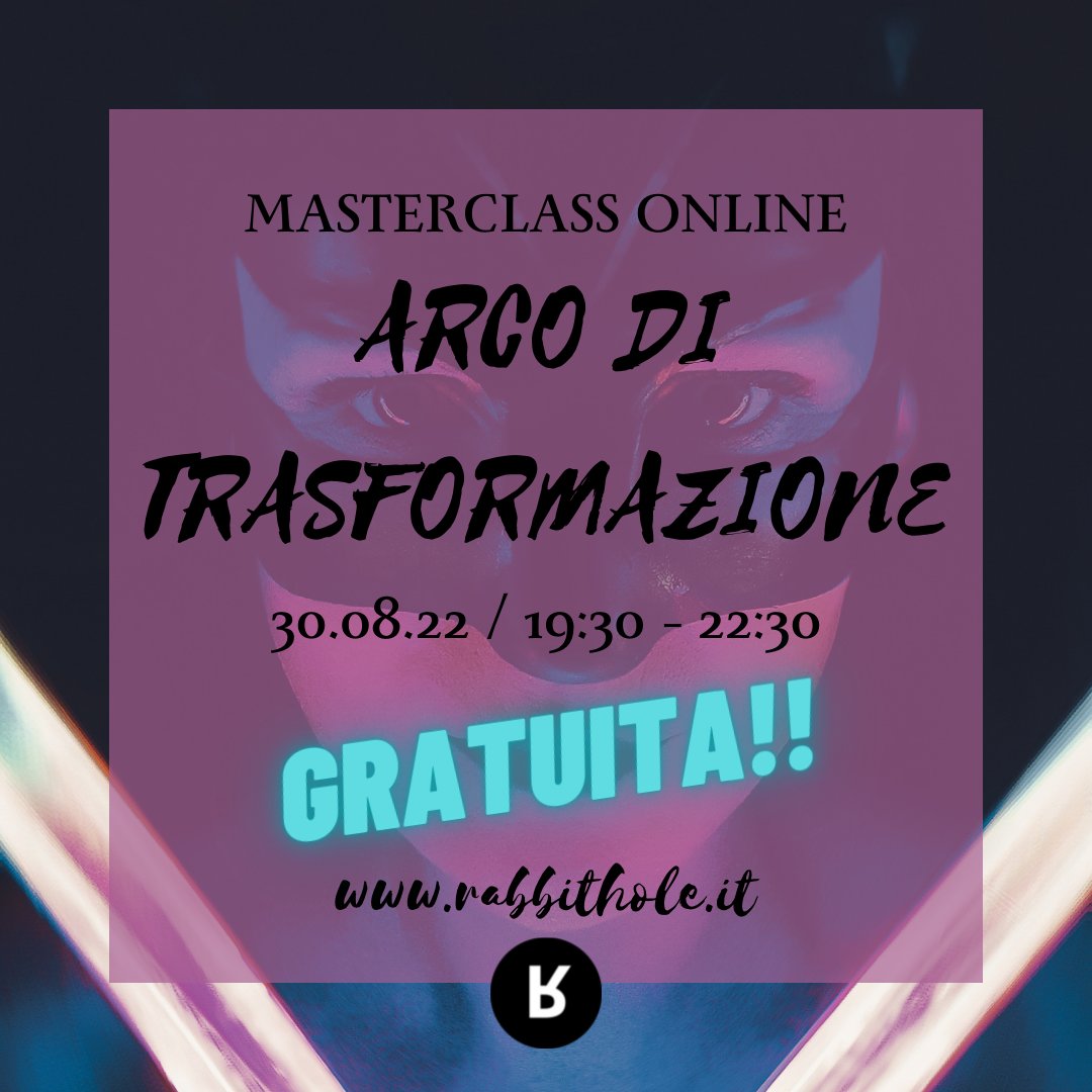 RabbitholeF's tweet photo. MASTERCLASS GRATUITA!
Il personaggio al centro della trama - https://t.co/KPI8V1JrJb https://t.co/cFTG8tDtTl