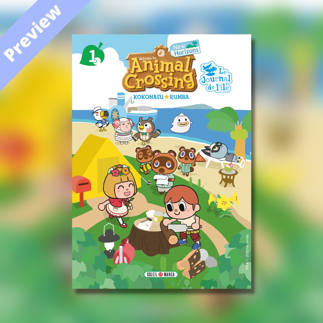 Soleil_Manga's tweet photo. Découvrez dès maintenant le premier chapitre du manga Animal Crossing - New Horizons ! 🌴
Le tome 1 du manga sortira le 14 septembre !  

Pour lire les premières pages ➡️ https://t.co/oaMnElWEaM

#AnimalCrossingNewHorizons https://t.co/TtDSt3InkS