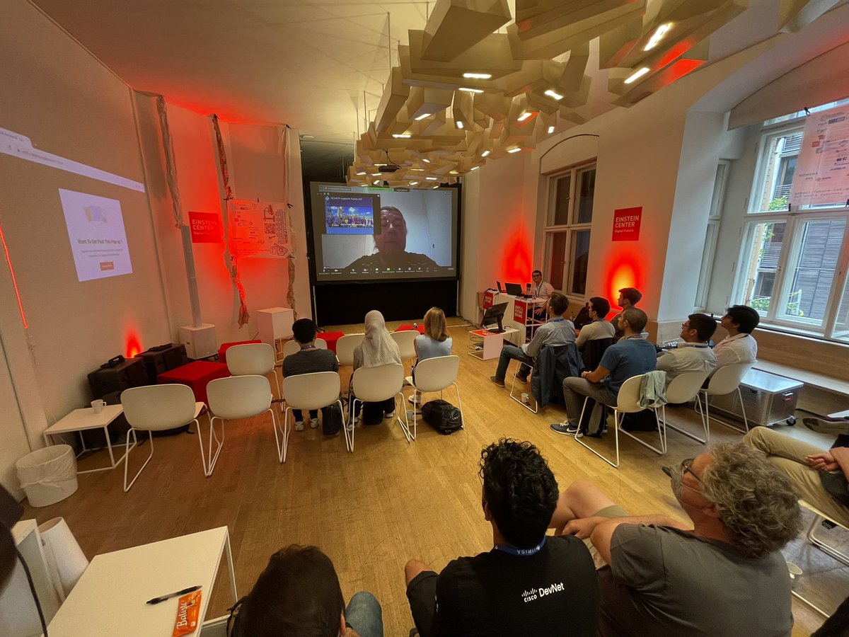 Future-IoT (@thefutureiot) on Twitter photo Ernst Oliver Wilhelm delivering the greetings from the <a href="/gchACM/">German Chapter ACM</a> at #FIOT #FIOT5 Ernst Oliver Wilhelm delivering the greetings from the <a href="/gchACM/">German Chapter ACM</a> at #FIOT #FIOT5