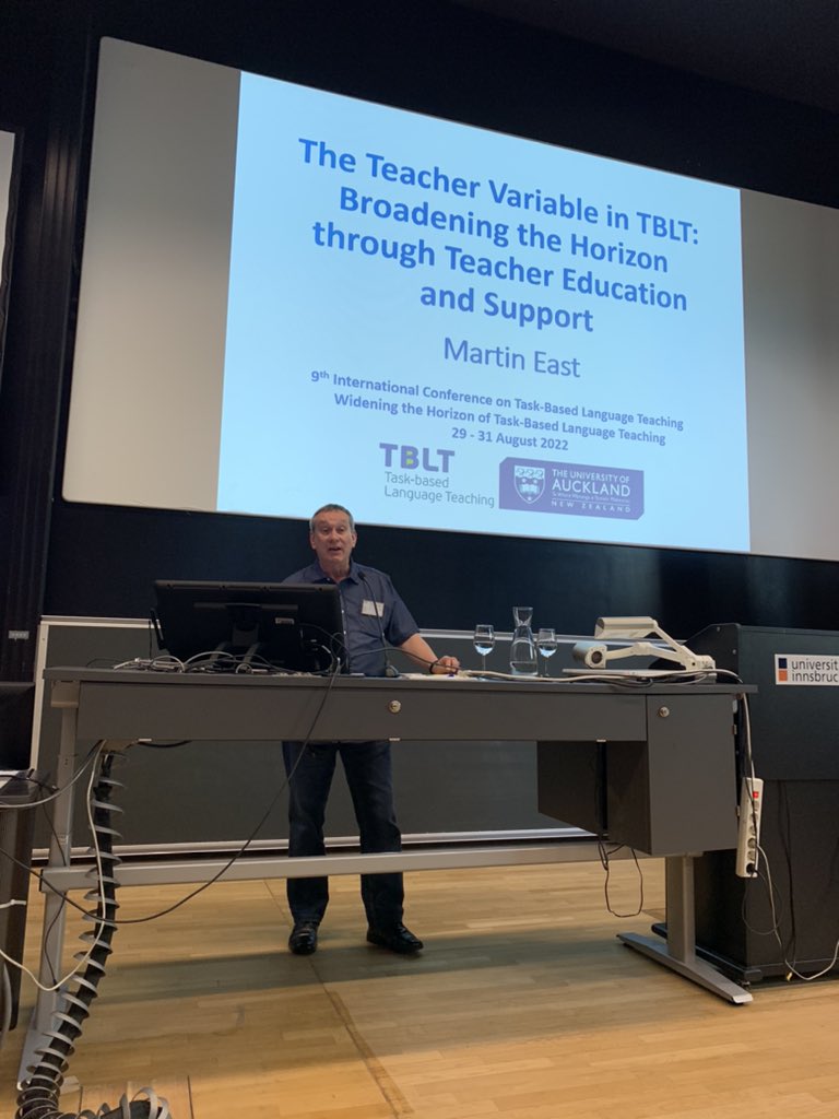 Martin East’s keynote starting now #TBLT