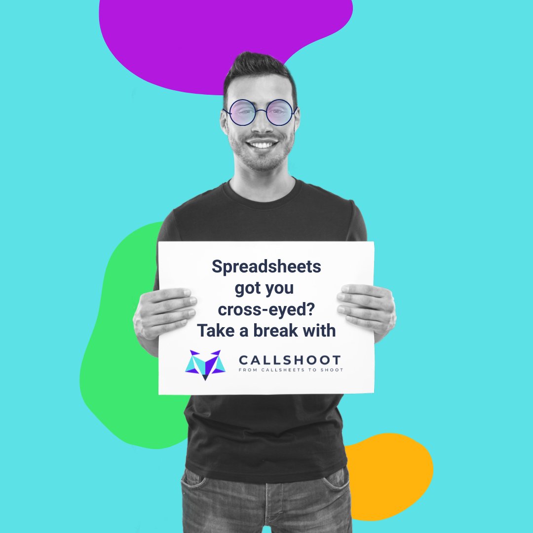 CallShoot.com takes the stress out of creating cross referenced production spreadsheets. Manage all your crew in one centralised list and export at the click of a button.

Sign up now for your free Beta account and give it a go.

#Filmandtv #productionmanager