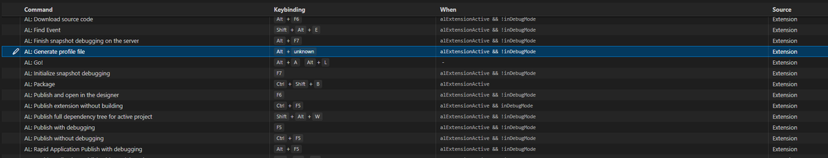 schiefer_p's tweet photo. Did you know the shortcut "CTRL+K S"
It opens an overview overall commands and keybindings and you could even change it
#vscode #microsoftal #businesscentral https://t.co/fdPgdWv75q