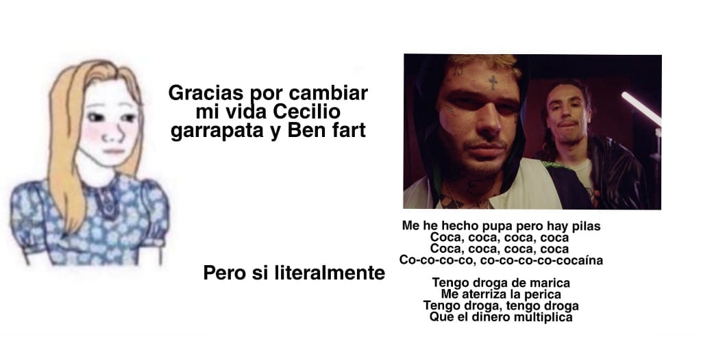 KirbyHyperpop's tweet photo. El nuevo tema de Cecilio G y Ben Yart literal otro flow https://t.co/ZhVL0tGHjm