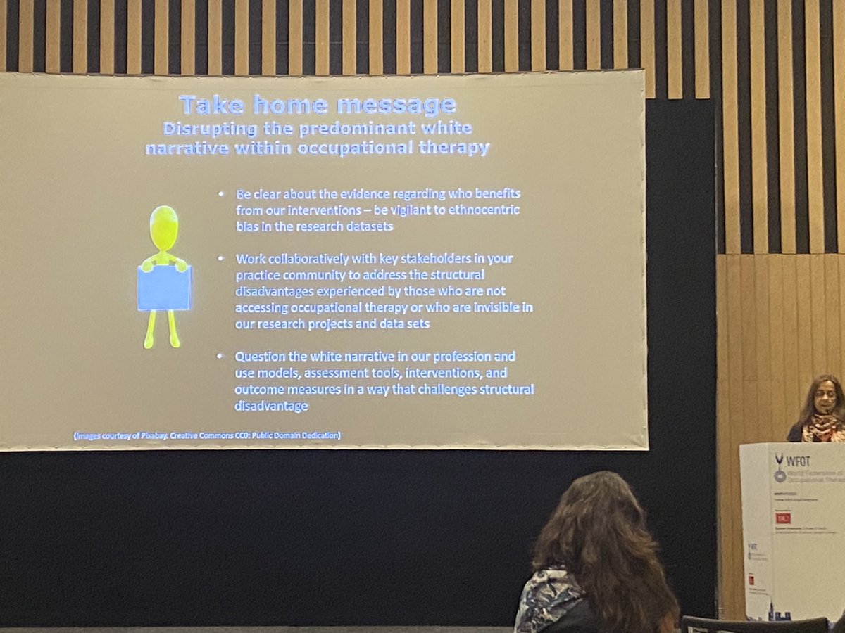Dr Esme Wood she/her (@esmewood1) on Twitter photo βBe vigilant to ethnocentric bias in the research data setsβ sage advice from the fantastic Dr. Tracey Rheling @ergo_tr <a href="/CovUniOT/">Coventry Uni OT</a> #WFOT2022 βBe vigilant to ethnocentric bias in the research data setsβ sage advice from the fantastic Dr. Tracey Rheling @ergo_tr <a href="/CovUniOT/">Coventry Uni OT</a> #WFOT2022