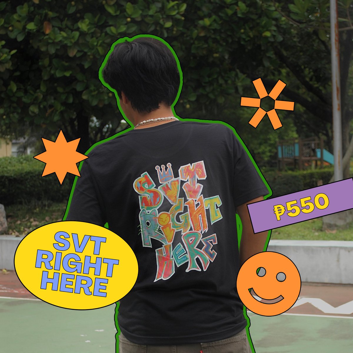 juiceboxprints's tweet photo. Inspired by Seventeen’s Carat ver Graffiti wall! 🤭💎

Shop our ‘SVT RIGHT HERE’ shirt 🎨🖌, one of the 3 designs in our Face The Sun collection ☀️ Open for orders now until September 5 💥🧃 https://t.co/QAAaYr1Z4g