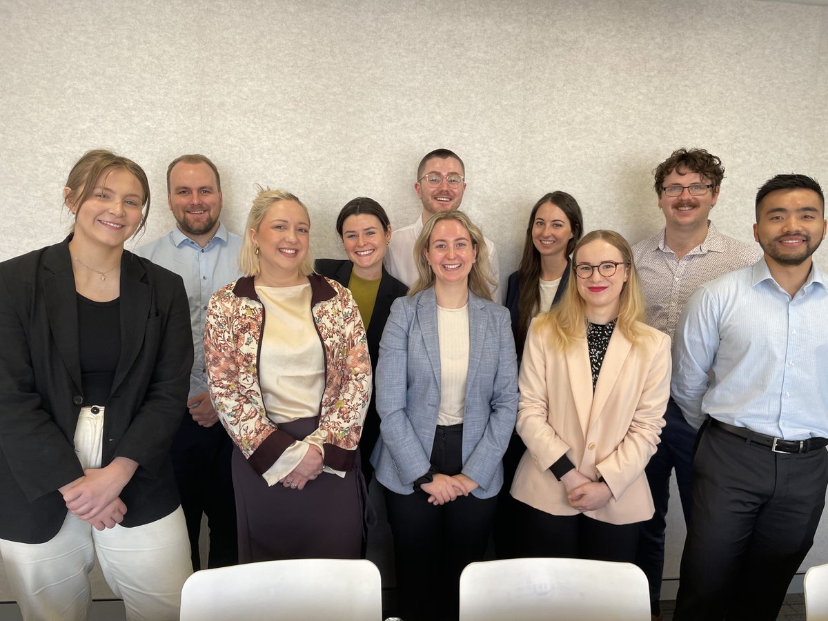 Austrade's tweet photo. Con-Grad-ulations to our #Austrader Graduates! First rotation down & onto the next. Each person was in either the #trade division, #sector team or #investment arm. ๐
Sign up to get job alerts that match your skills and learn about future grad intakes: https://t.co/fWMAUiGM2U https://t.co/9GMQZY1Tcf