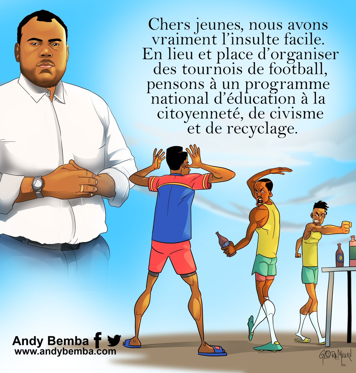 AndyBemba's tweet photo. Il est temps d’informer et de former, surtout d’encadrer les jeunes autrement. 
Excellente semaine à tous ! https://t.co/CAPkUSIU2N
