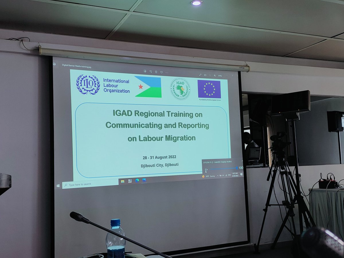 tnabusoba's tweet photo. Reporting on labour migration in the #IGADRegion in Djibouti in attendance @KUJ_Kenya journalists unions and employer organizations in the region such as @FKEKenya https://t.co/cnDtWROyNn