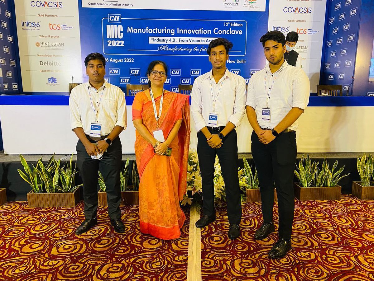 KCCinstitutes's tweet photo. A group of students from the School of Management KCCILHE, Gr. Noida attended CII MANUFACTURING Innovation Conclave" on 26th August 2022. 

#kcc #kccinstitutes #kcciilhe #kccitm #ggsipu #ipuniversity #aktu #bba #bca #bajmc #bcomh #btech #delhincr #greaternoida #mba #mtech #ballb https://t.co/dx4gn1crpJ