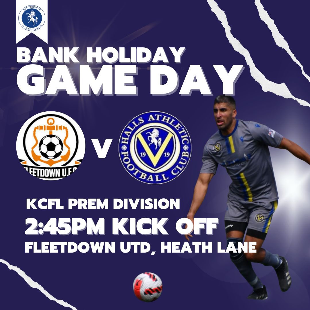 Following Saturdays win we now travel down the road to play <a href="/FleetdownFC/">Fleetdown United FC</a> in search of another 3 points. Get down to support the boys! 

#UpTheHalls @KCFL_News <a href="/HAFCOfficial/">Halls Athletic FC</a>