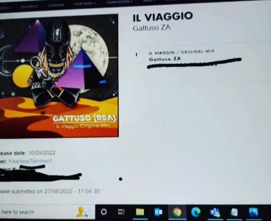 Fear_tainment's tweet photo. 🎵New Music Loading 🎵

IL Viaggio by @Realgattuso_za coming your way soon.

Released under @Fear_tainment

#music2thepeople https://t.co/DaH1yO9bZB