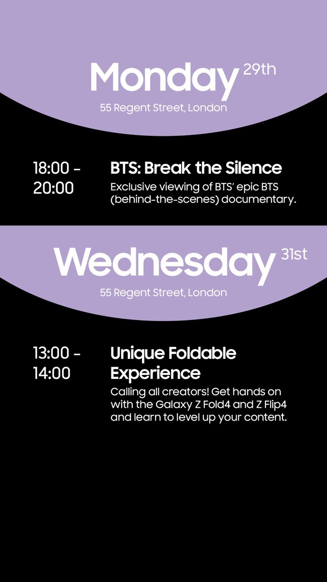 Samsung UK tweet media