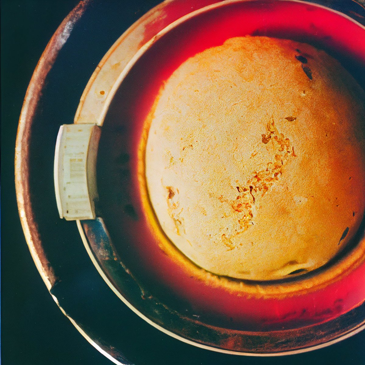fk1119's tweet photo. Prompt:アポロ計画で食べかけのまま船内に放置されてカビだらけになった宇宙食
Moldy space food left uneaten on board during the Apollo missions
#Midjourney #testp https://t.co/Ho91bedrNj