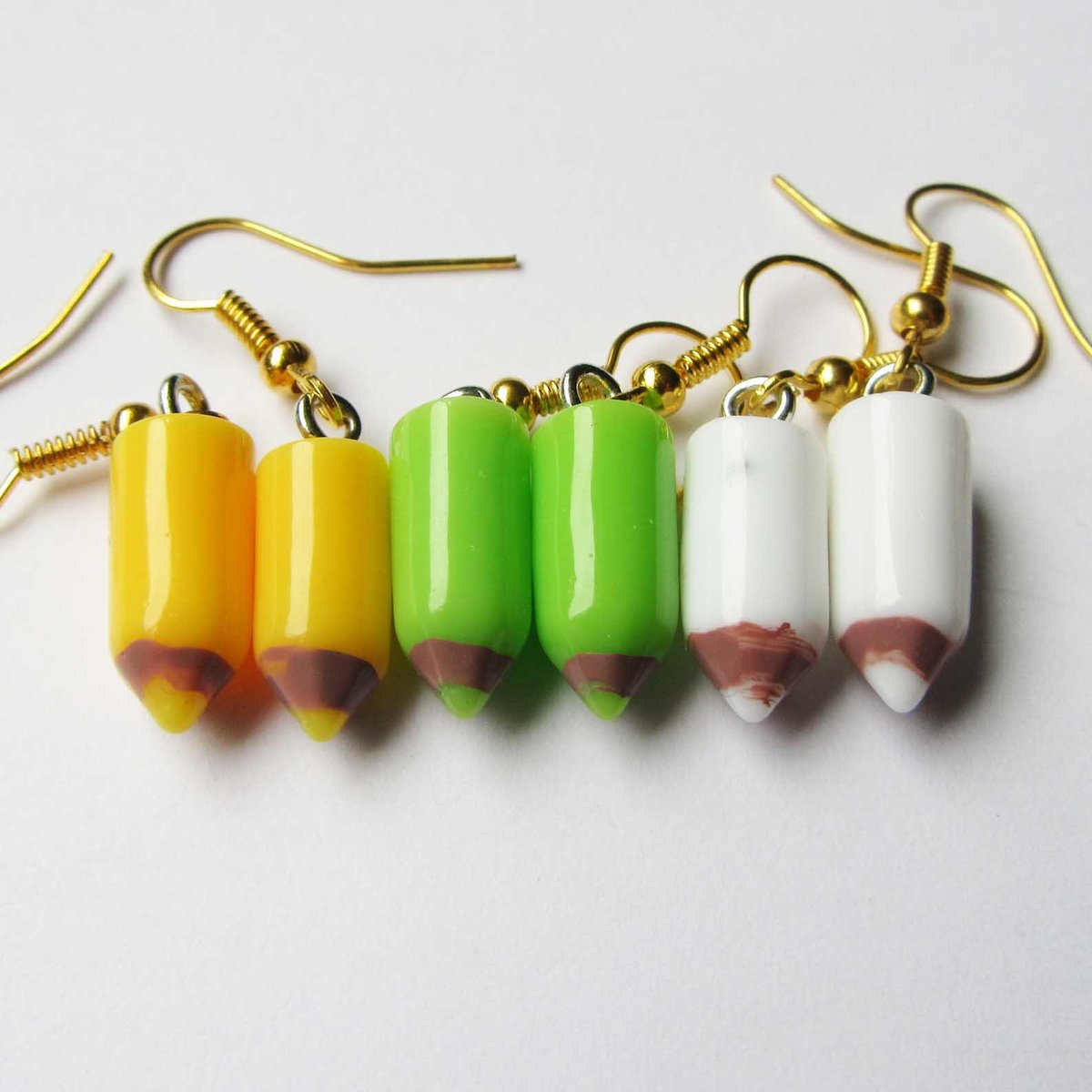 Excited to share the latest addition to my #etsy shop: Pencil crayon earrings in various colours teacher gift etsy.me/3KsBZ0k #unisexadults #earlobe #teacher #teachersgift #pencil #crayon #earrings #cute #quirky