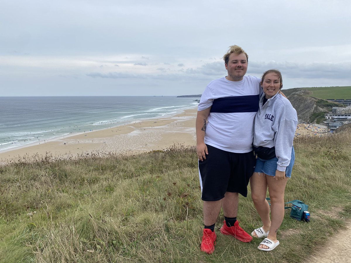 ChantelleKemp1's tweet photo. Beautiful day trip down to Cornwall to see our Nan &amp; Grandads memorial bench and fav place. First time in 18years!! Also discovered I was quite good at bodyboarding 🤣 My bro hated every minute and just floated 🤣🤣 https://t.co/wDoSDp5afS
