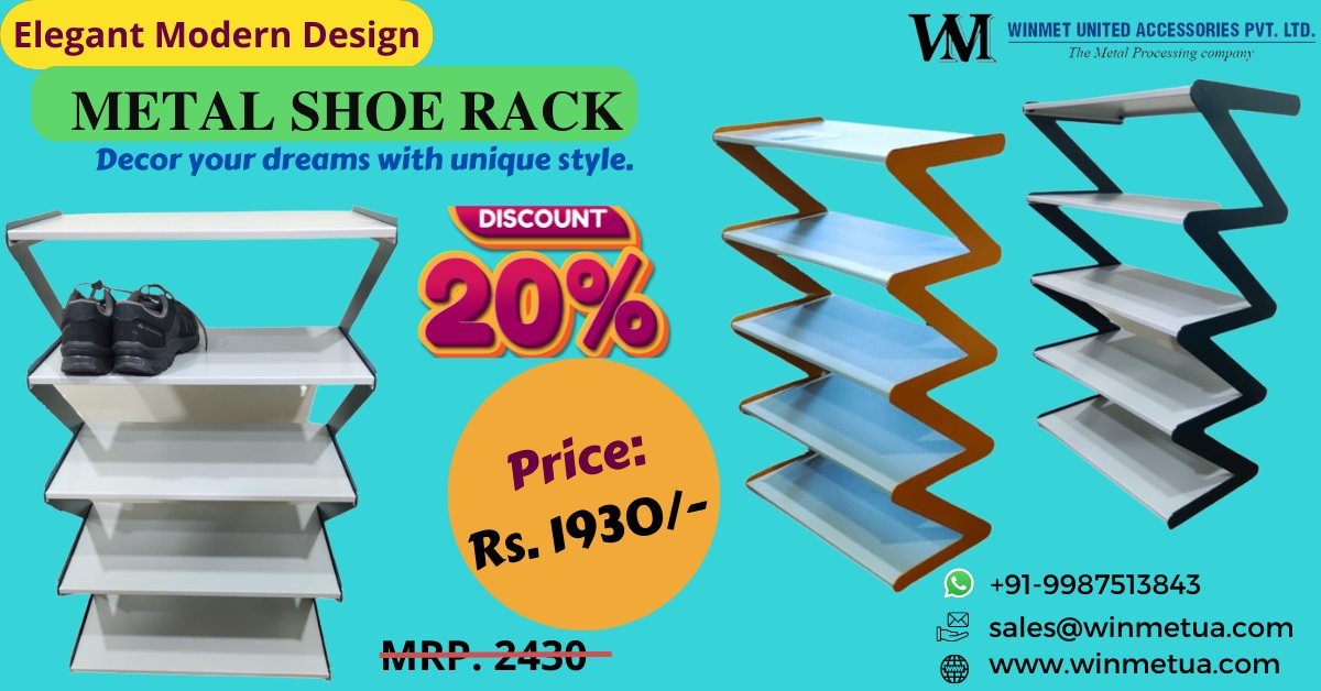 WinmetU's tweet photo. Wanted to buy furniture? Save 20% on new style for your home with our Sensational Clearance Offers.
What's App: https://t.co/3Et2pvH3WC
Visit Us: https://t.co/ODx3TlpvI9
#shoerackdesign #metalshoerack #metalfurniture #winmet #fabrication #powdercoating #storagerack #Unique https://t.co/eIonPz3frK