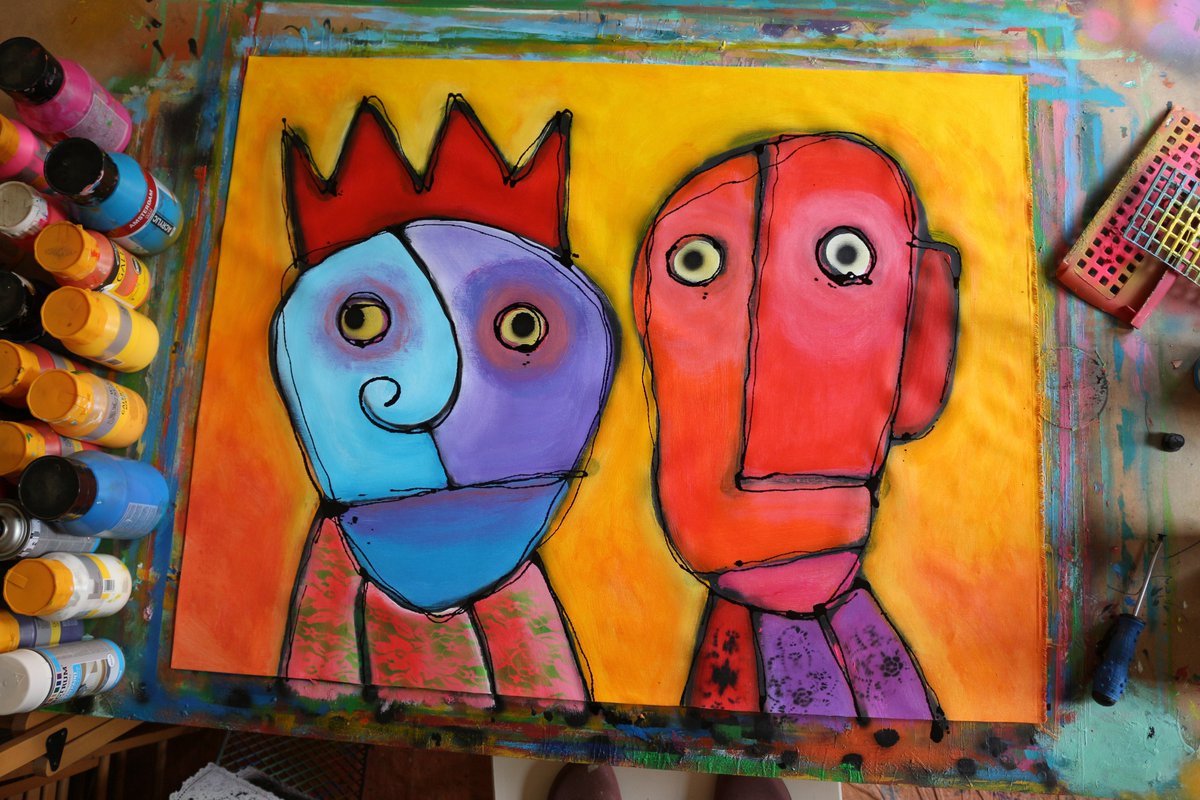 PaulMegensNL's tweet photo. Original Paul Megens painting on rolled canvas.
100 x 80 cm, small price: 95 euro !
( Shipping in NL en B, in a tube: 15 euro.
Or pick up in Aarle-Rixtel, NL ).
.
#painting #portrait #rolledcanvas #forsale #smallprice #original #art #modernart #red #blue #orange #openyoureyes https://t.co/5JTPMtN4tn