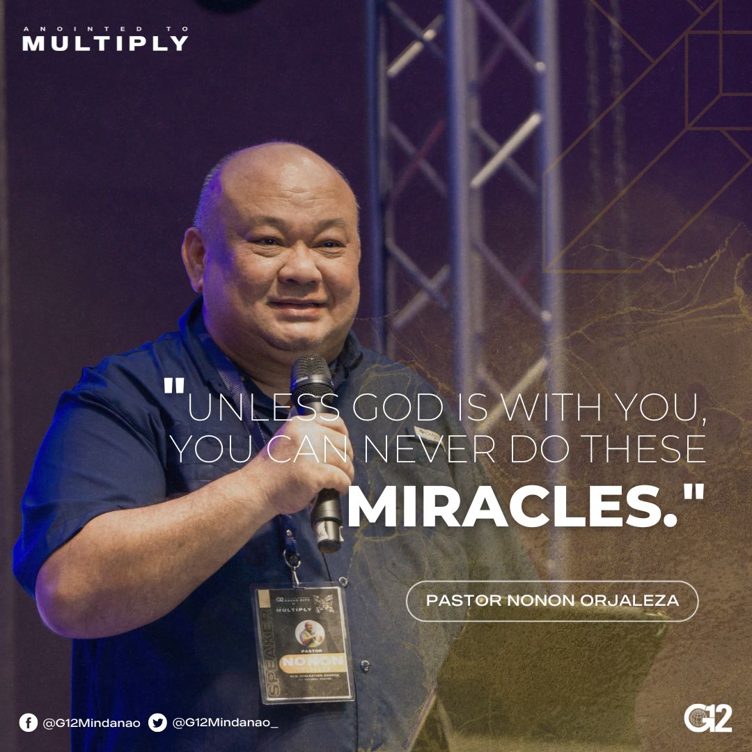 G12Mindanao_'s tweet photo. We can never boast of anything because we are truly nothing without God's grace and goodness in our lives. 

"Unless God is with you, you can never do these miracles."
-Ptr. Nonon Orjaleza

#AnointedToMultiply
#G12Mindanao
#G12RegionalConference https://t.co/AcNz4lS7Q9