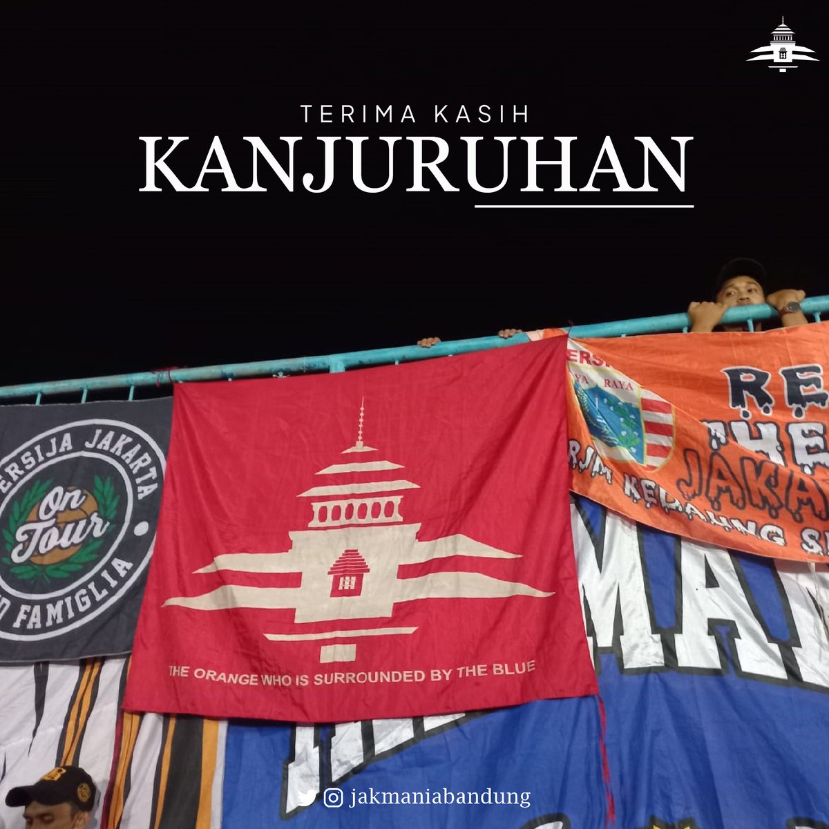 jakmaniabandung's tweet photo. Hatur nuhun Malang, hatur nuhun semua elemen yang terlibat, jabat erat tali persaudaraan ini, sampai jumpa diputaran ke-2 #AwayMalang https://t.co/VjjtFYuJQT