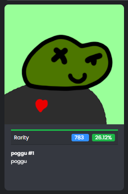 <a href="/poggu_nft/">poggu 🥲</a> Yea <a href="/poggu_nft/">poggu 🥲</a> , thanks for the drop bro. 

#1 it is. gonna stay in my wallet.