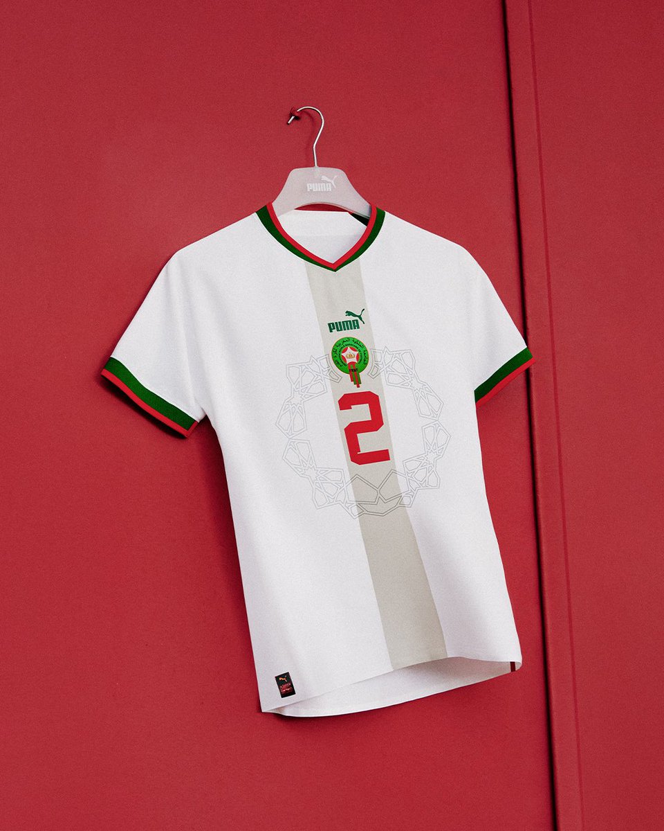 11LionsNL's tweet photo. More details of the @EnMaroc World Cup away kit, released by @pumafootball https://t.co/Zx0WdGWhYL