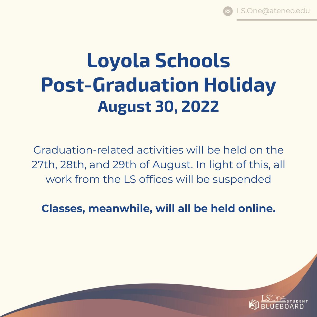 LS One Student Blueboard tweet media