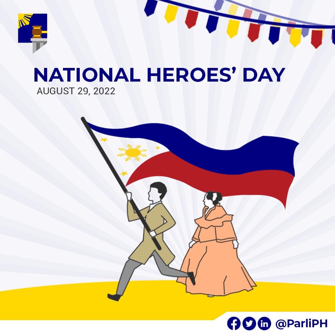 ParliPH's tweet photo. @ParliPH joins the country as it celebrates National Heroes’ Day this year. This year teems with heroism and strength as Filipinos deal with the challenge of a generation. 

Full post here: https://t.co/FKv97iIWUv

#ParliamentariansPH https://t.co/cPR1A5AsXM