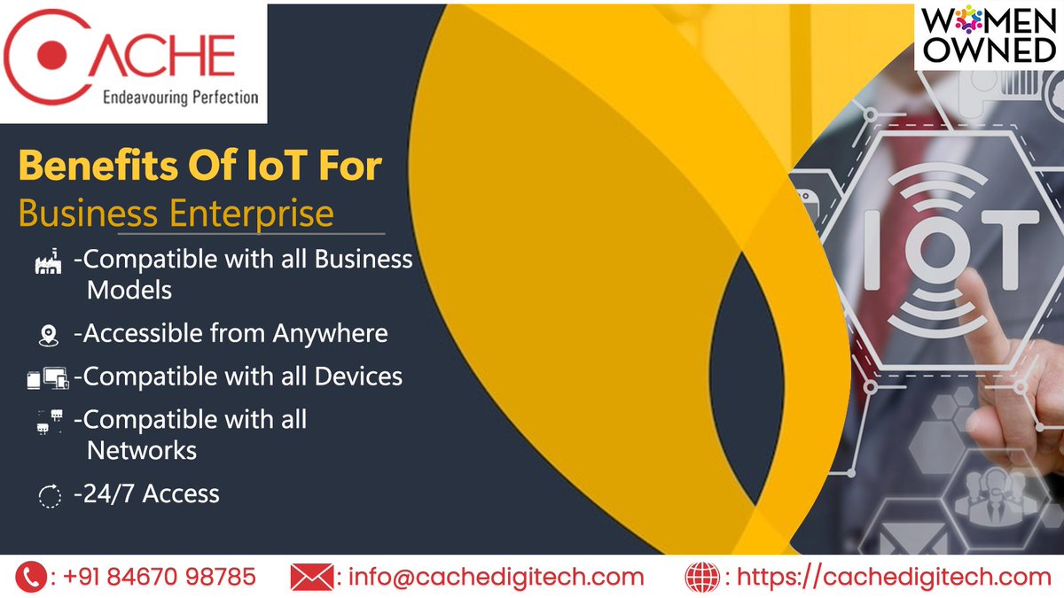 digitech_cache's tweet photo. #auomate your #enterprise with #smart #Technologies enriching your #process, #people, & technology. #CacheDigitech #IoT #solutions makes your organization run efficiently without direct supervision.
#Contact Us
#iotsolutions #iottechnology #iotdevices #iotprovider https://t.co/jFN03aiBwU