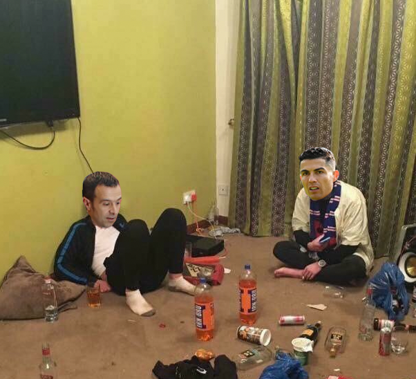 "Bell Napoli again, lad."