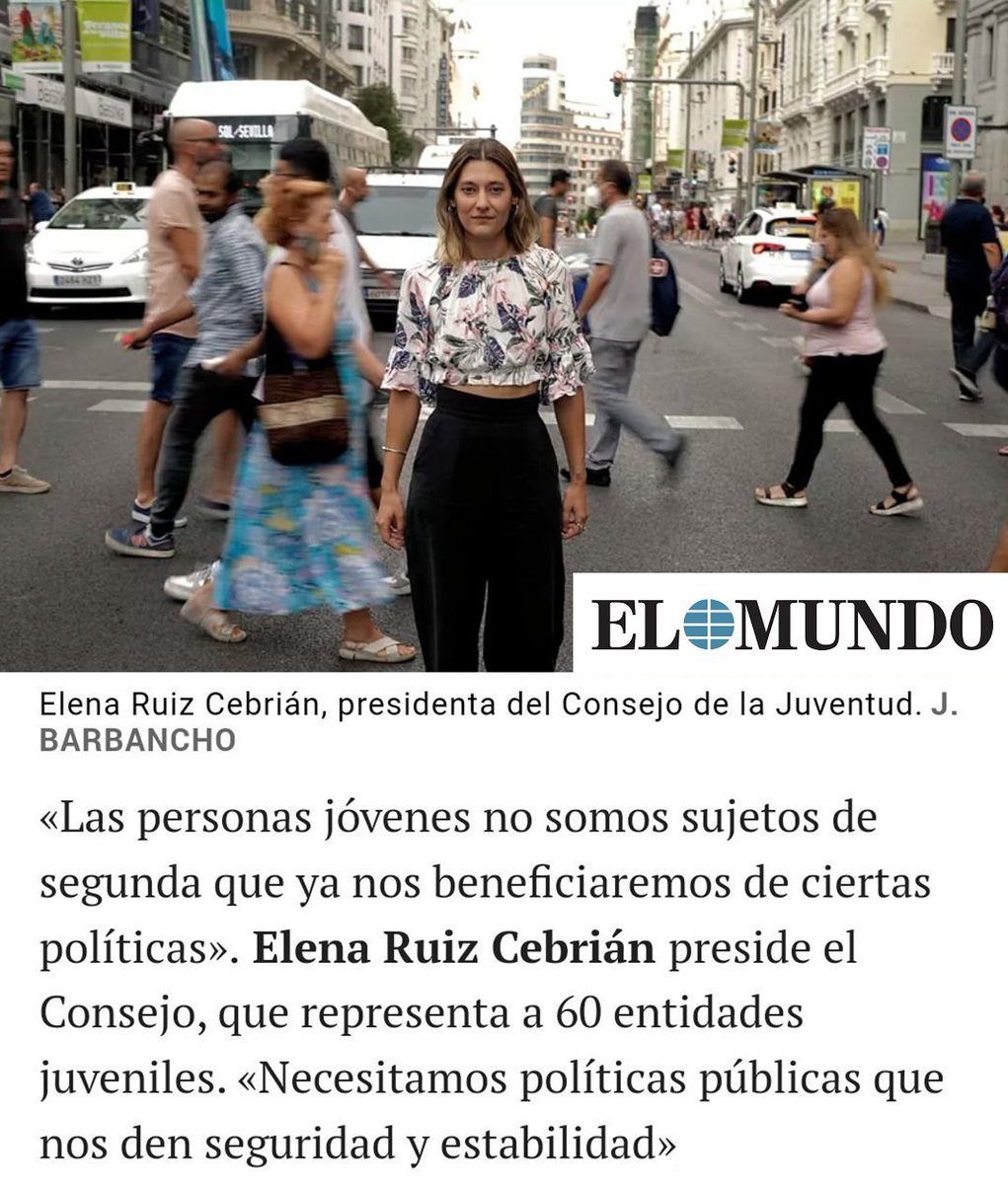 ⏰El ahora que nunca llega. El ya te emanciparás, ya encontrarás trabajo...

«Hay que saber pensar en la juventud en presente» <a href="/HelenRuCe/">Elena Ruiz Cebrián</a> en <a href="/elmundoes/">EL MUNDO</a> 👇

📰elmundo.es/espana/2022/08…
