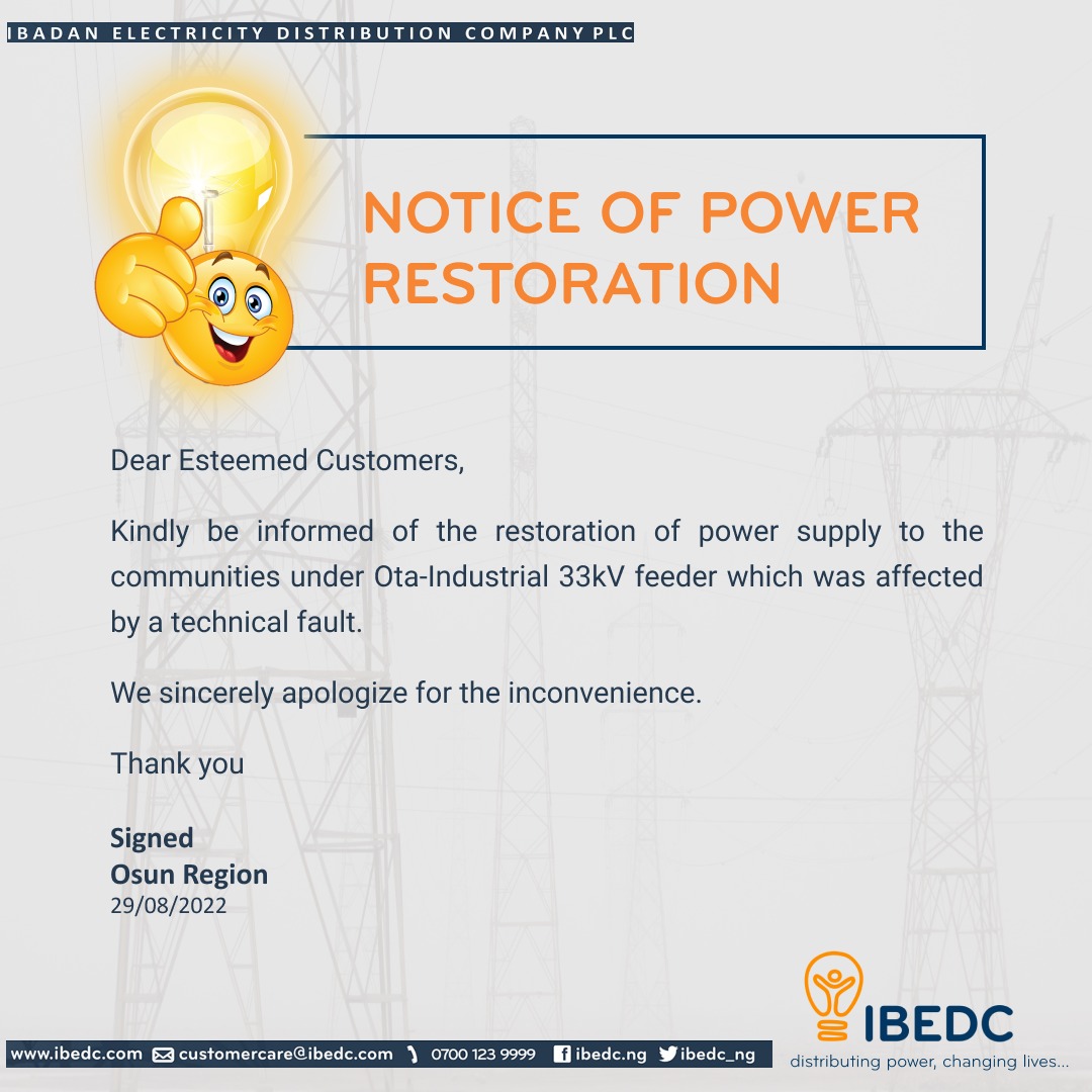 Power Restored! Bge'S Conservation Request Is Now Void - t8abpl4