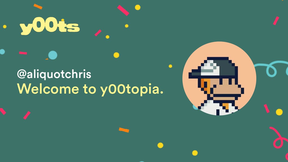 Welcome <a href="/aliquotchris/">Chris | Dialect</a>.

Your application for <a href="/y00tsNFT/">y00ts</a> has been accepted.