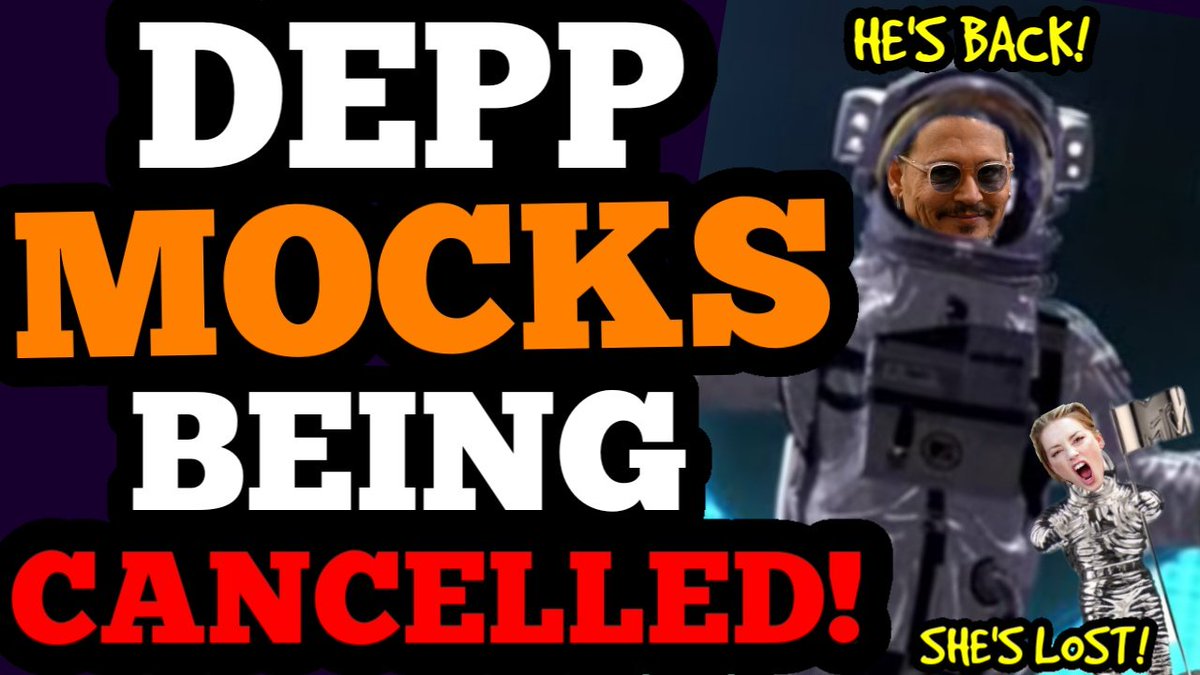 Thatumbrellaguy's tweet image. BREAKING! Johnny Depp MOCKS BEING CANCELLED as Amber Heard LOSES HER MIND!

Johnny Depp is BACK!!!!!

Link: youtu.be/E74H4YVL_RQ #JohnnyDeppRisesVMA #JohnnyDeppIsALegend #JohnnyDeppRisesMTV