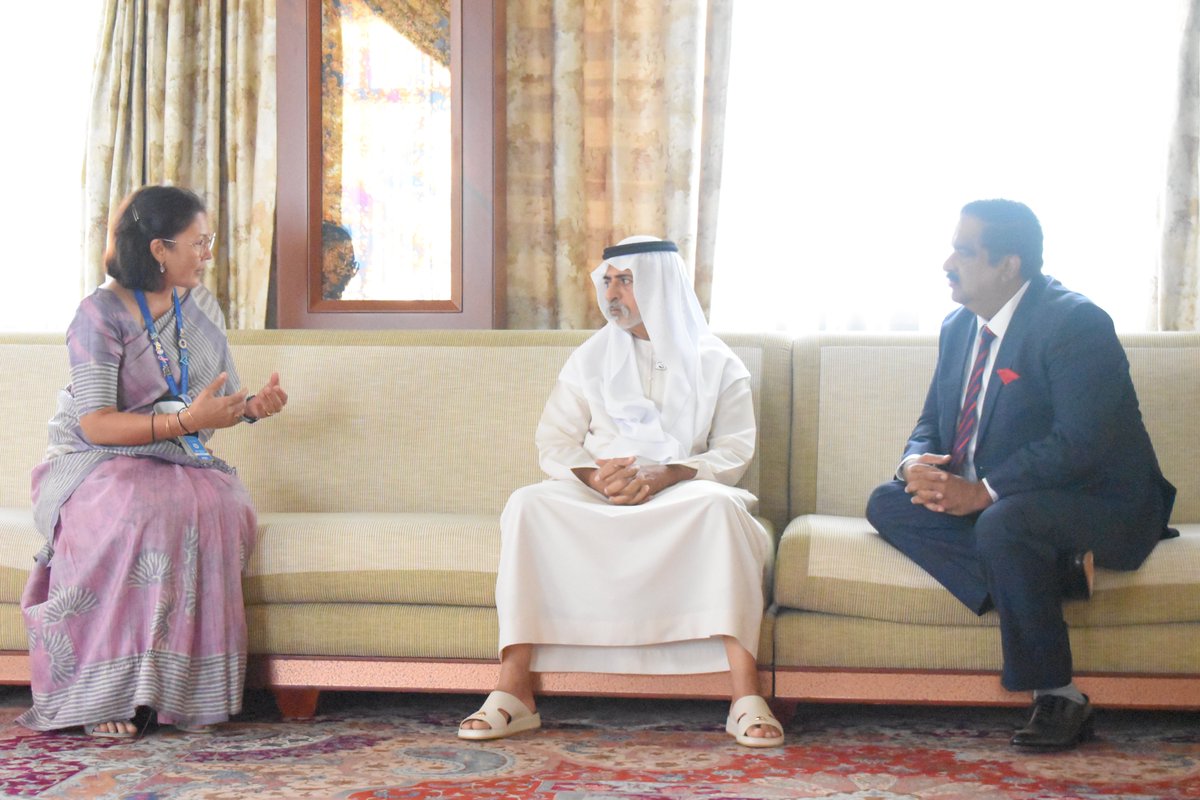 ShiningStarSchl's tweet photo. It was a great honor for our Shining Stars to meet with H.E. Sheikh Nahyan bin Mubarak Al Nahyan at @uaetolerance to present to him our practice of #Gratitude and #Gratitude to the land we call our home. 
@HHShkMohd @ADEK_tweet @IndembAbuDhabi 
@VikasPota #T4Edu #BestSchoolPrize https://t.co/br7cLKU75H
