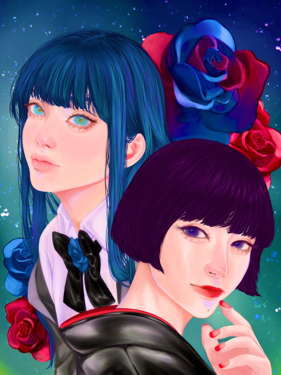 Ado×椎名林檎 「行方知れず」おふたりのイラスト描かせて頂きまし