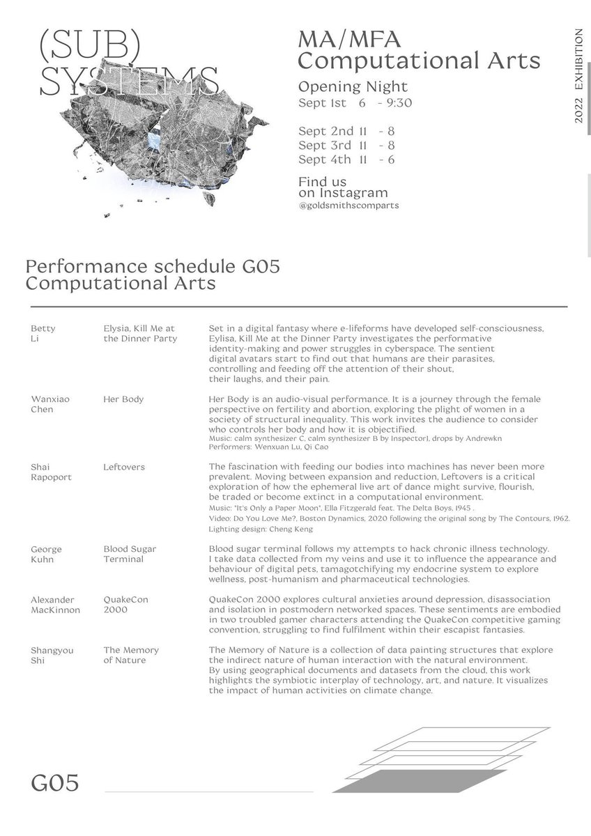 Goldsmiths Comp Arts tweet media