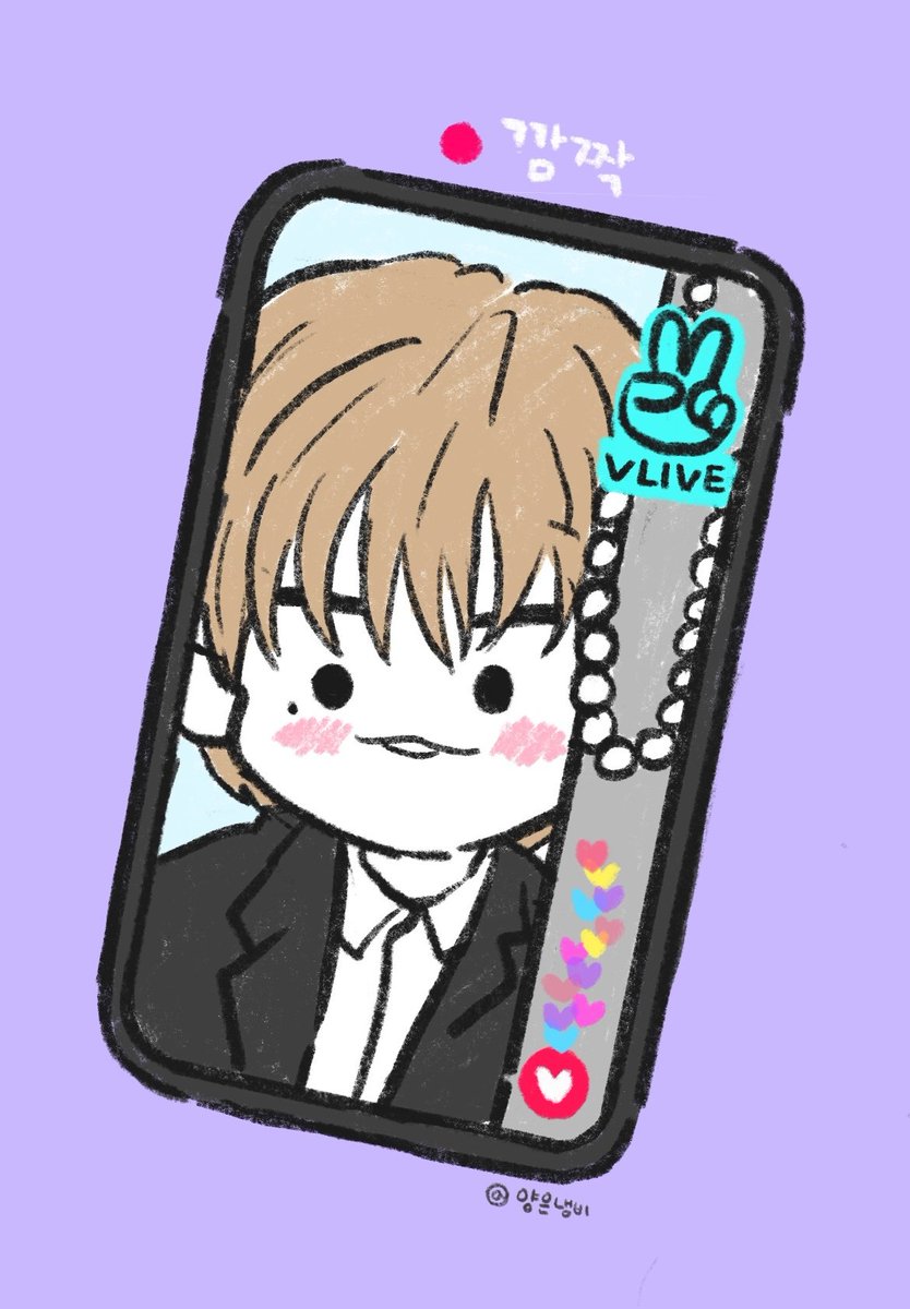 🔴감짝 
기여운 애깅이💜