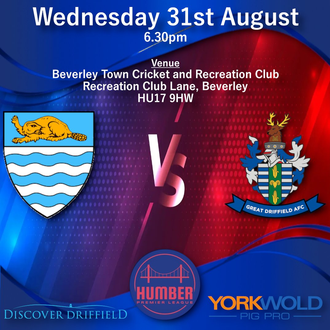 GreatDriffAFC's tweet photo. The 1sts will be looking to make it 3 wins from 3 as they take on @officialbevtownfc Reserves
#greatdriffieldafc #football #humberpremierleague #nonleaguefootball #soccer #greatdriffafc https://t.co/obV59NdrS3