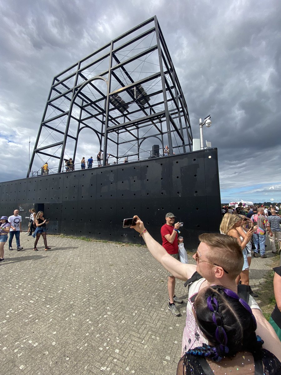 BadToxic's tweet photo. #ReadyToParty, #climbing the #pyramid, #Mysteryland #festival, #Saturday.

#Pyramide #girls #girl #partyDress #partyDresses #secondDay #party #stairs #Treppe #rainbowStairs #view #Aussicht #flags #festival #MysterylandFestival #musicFestival #Musikfestival #Amsterdam #Netherlands https://t.co/kuhK2l1G3j
