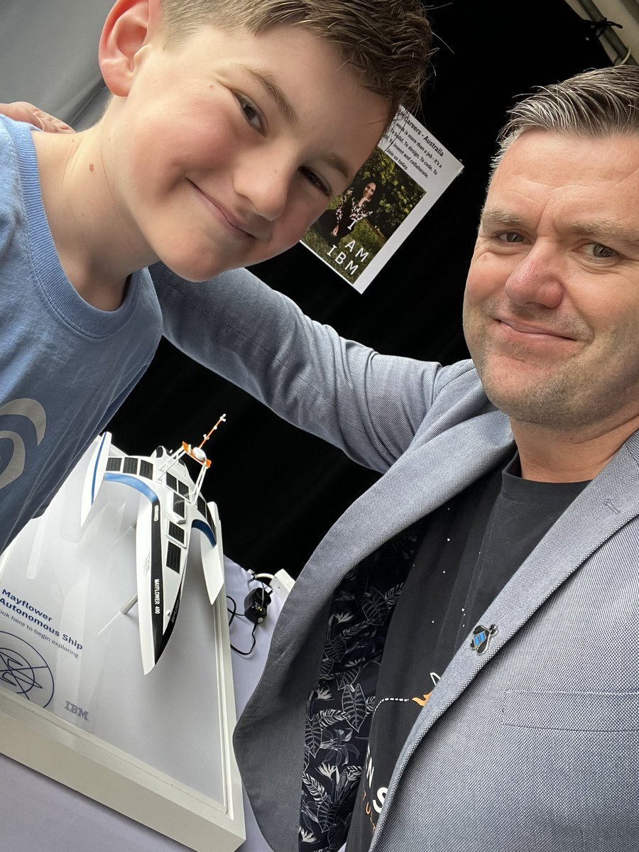 Digital_BenP's tweet photo. Had a great day at the @CharlesSturtUni Open Day yesterday! I rolled in the heavy hitters to help let the community know that @ibmconsulting @ibm has set up shop and are open for internships &amp; collaboration! Great to catch up @DeveloperSteve @GTMurph https://t.co/EJLI5O40rd