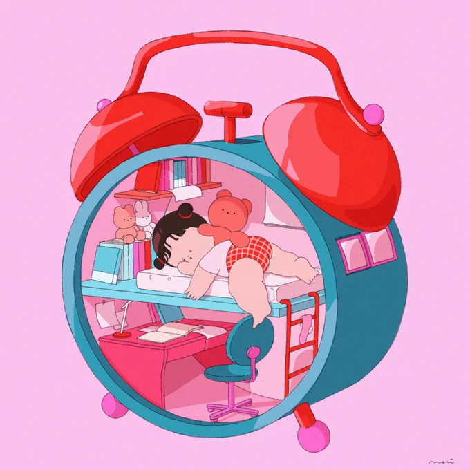 目覚まし時計の家 